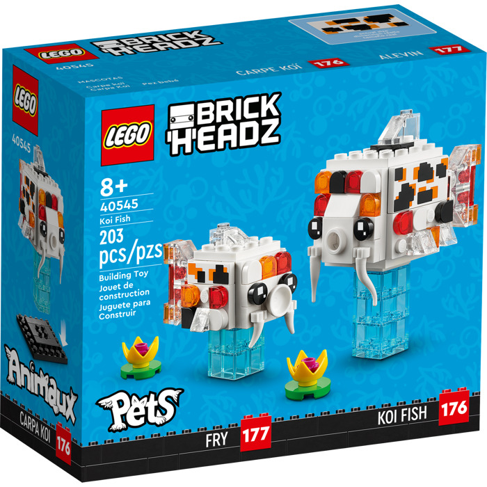 

Конструктор LEGO BrickHeadz Сувенирный набор Рыбка Кои 40545, 203 детали