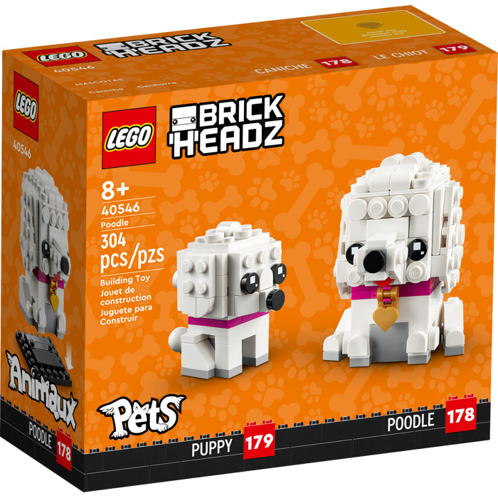 

Конструктор LEGO BrickHeadz Сувенирный набор Пудель 40546, 304 детали