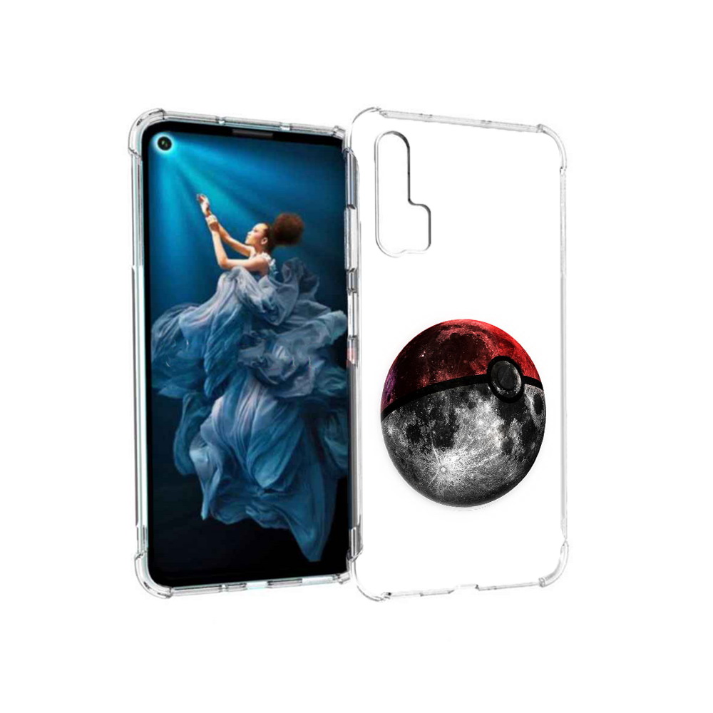 

Чехол MyPads Tocco для Honor 20 Pro планета покебол (PT129185.18.543), Прозрачный, Tocco