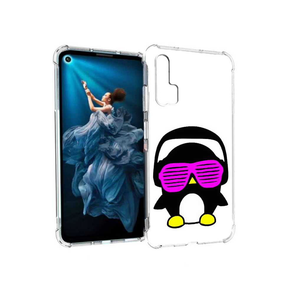 

Чехол MyPads Tocco для Honor 20 Pro пингвин (PT129185.18.541), Прозрачный, Tocco