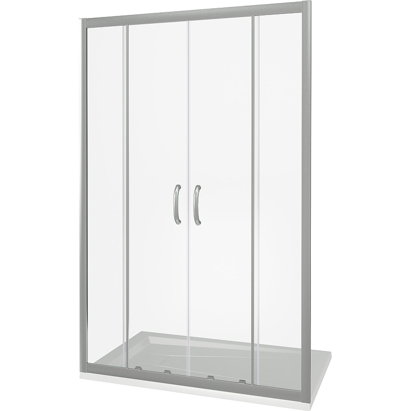 фото Душевая дверь good door infinity wtw-td-150-c-ch 150 профиль хром стекло прозрачное