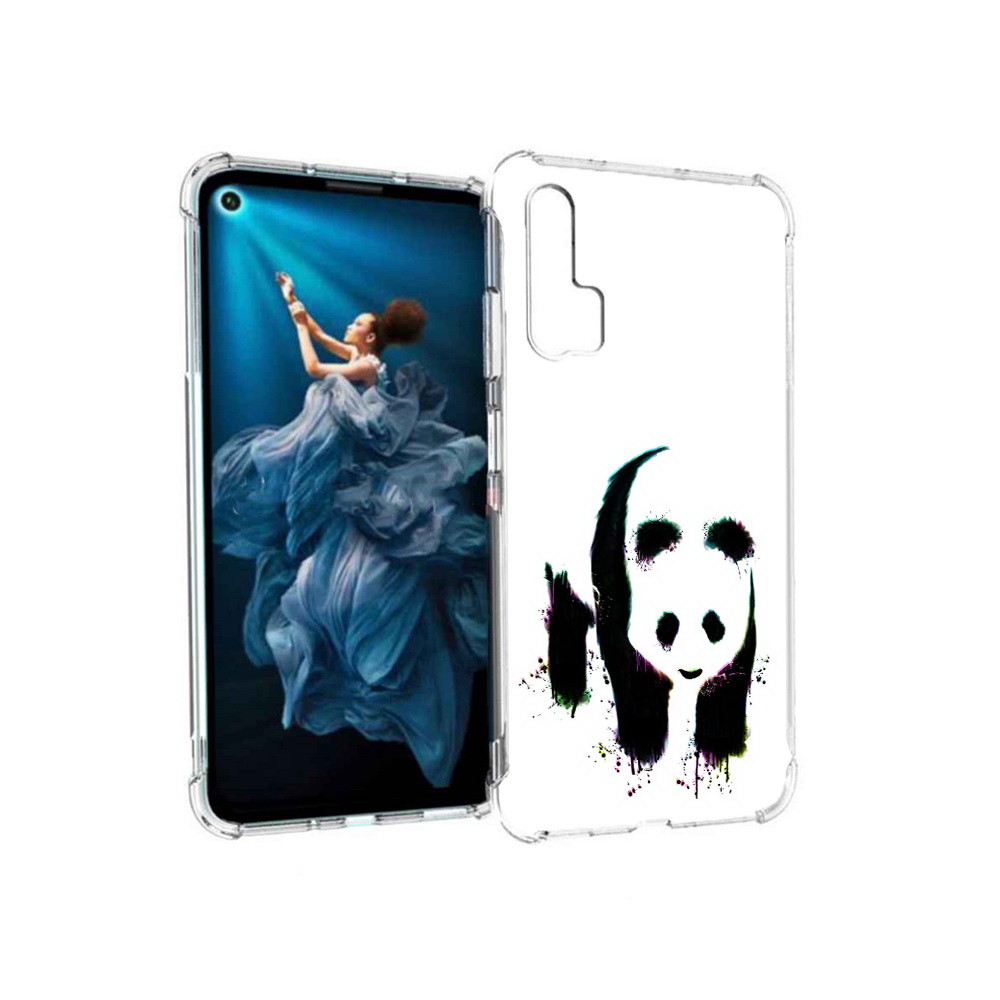 

Чехол MyPads Tocco для Honor 20 Pro панда в акварели (PT129185.18.532), Прозрачный, Tocco