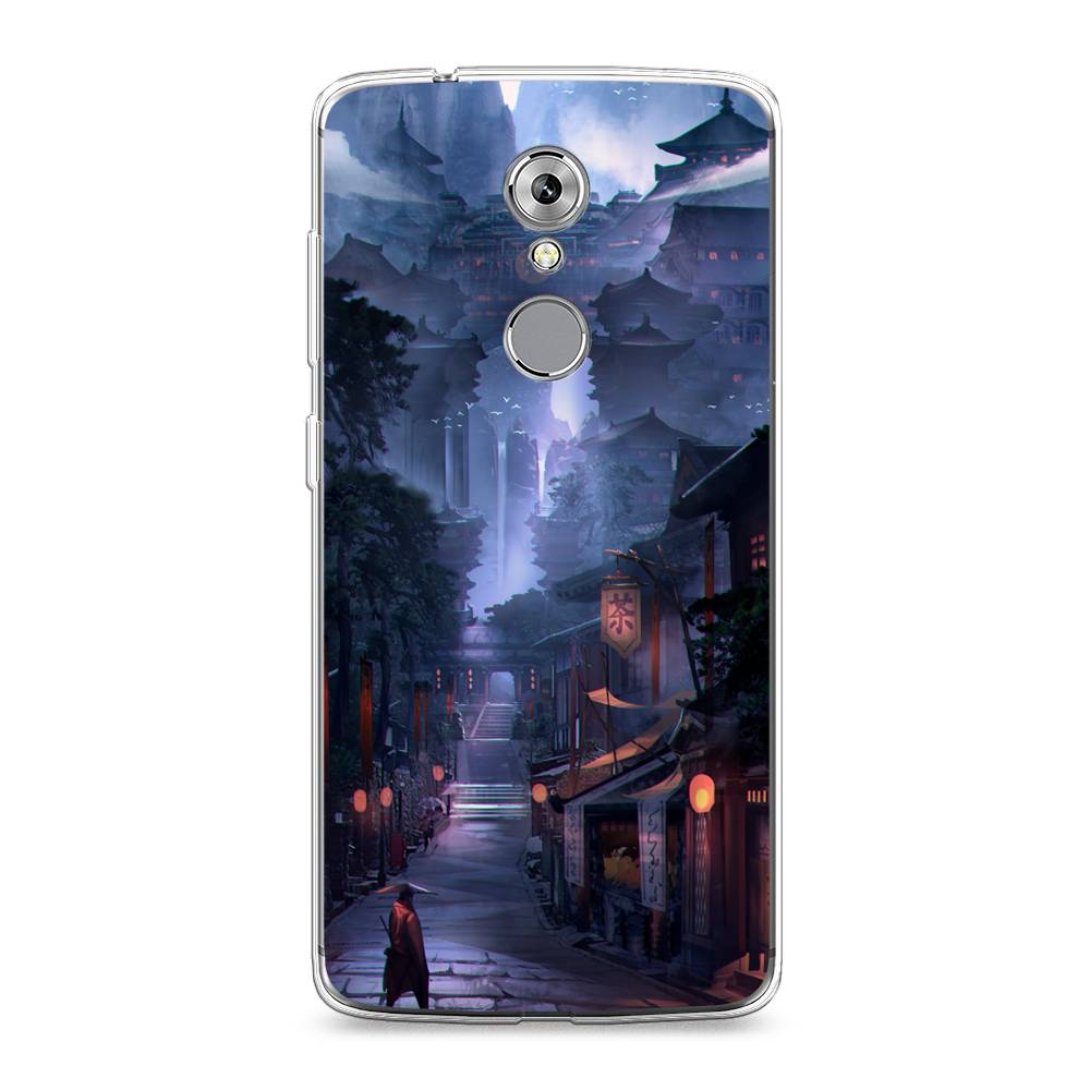 

Чехол Awog на ZTE Axon 7 / ЗТЕ Аксон 7 "Одинокий самурай", Разноцветный, 131450-10