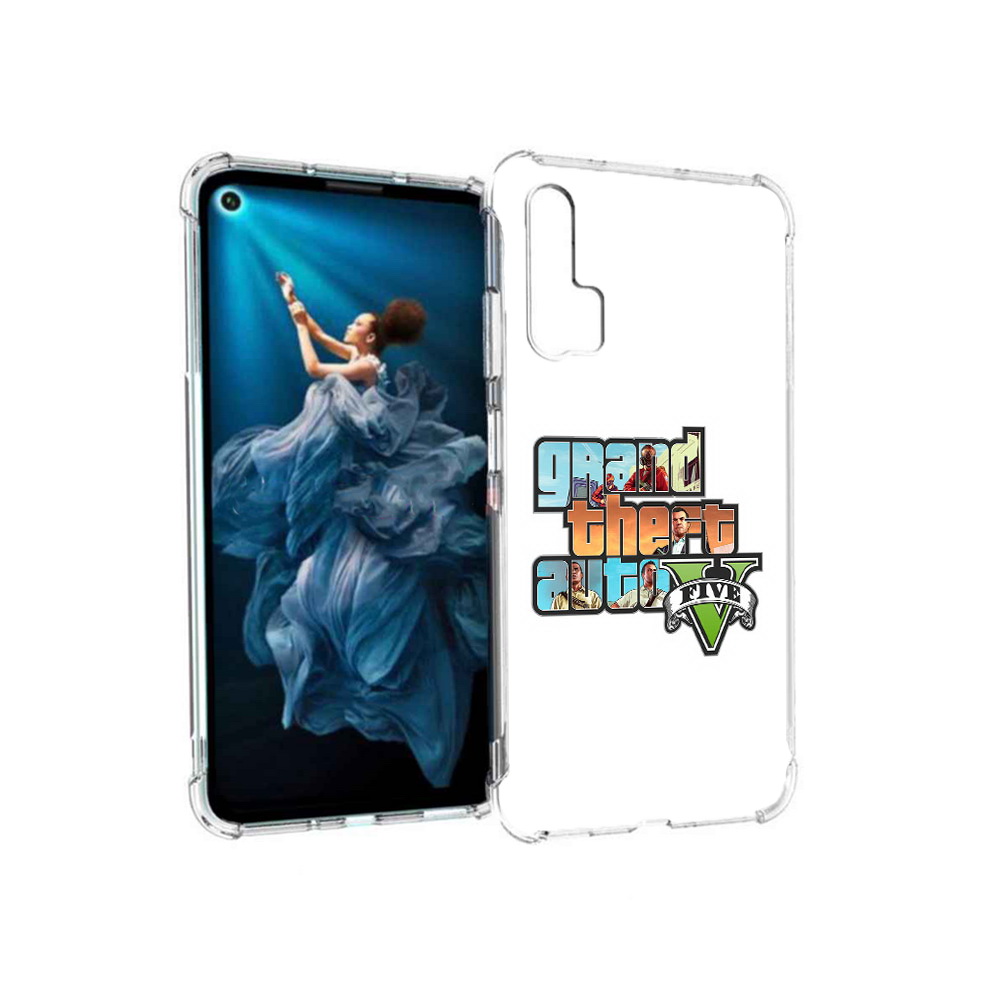 

Чехол MyPads Tocco для Honor 20 Pro ГТА (PT129185.18.52), Прозрачный, Tocco