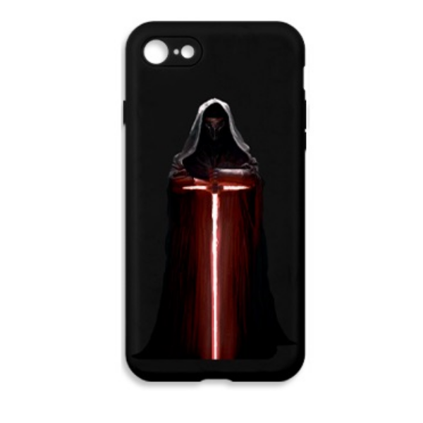 

Чехол iPhone 7/8/SE(2020) NANO 2.0 mm (с магнитом и принтом) "Star Wars" черный