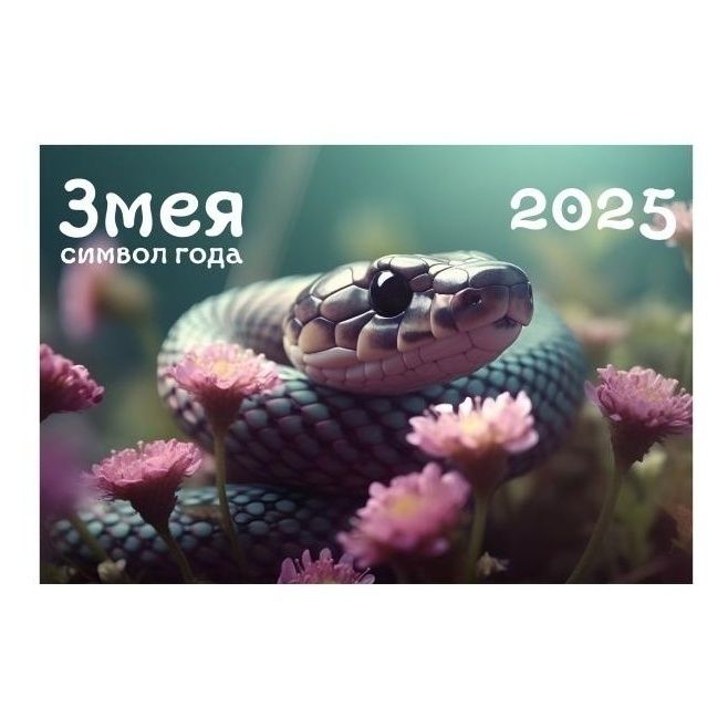 

Календарь настенный Символ года 1 на 2025 год 30,5 х 68 см