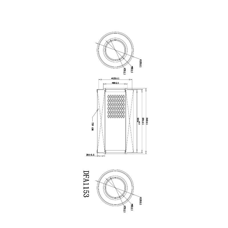 

Фильтр воздушный DOUBLE FORCE арт. DFA1153