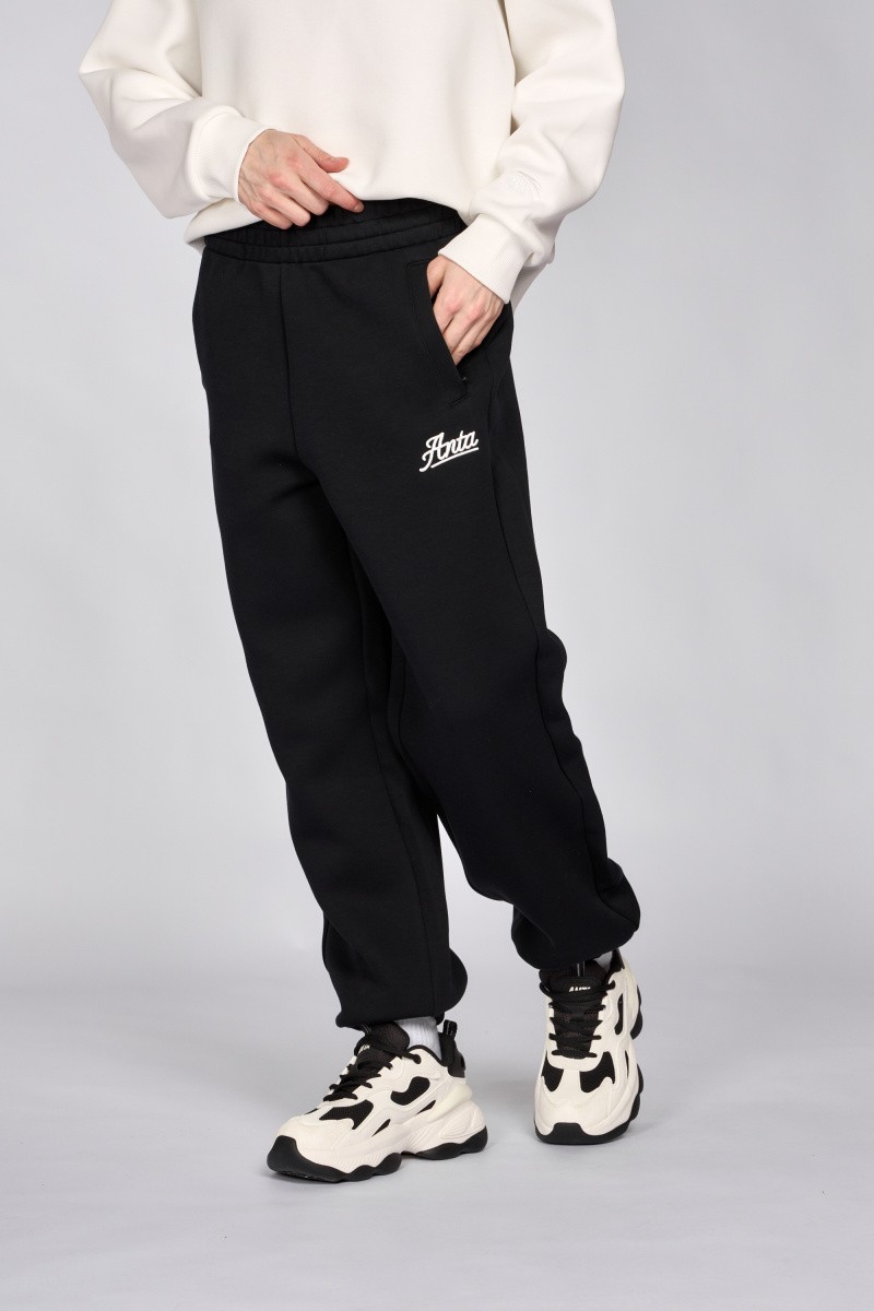 Спортивные брюки женские Anta 862418309 Vintage sports A-SPORTS SHAPE черные XL