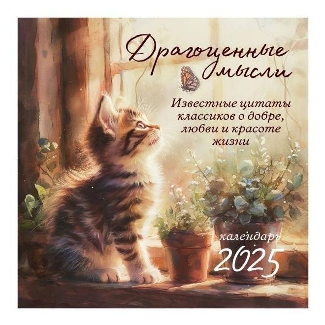 Календарь настенный Драгоценные мысли на 2025 год 30 х 30