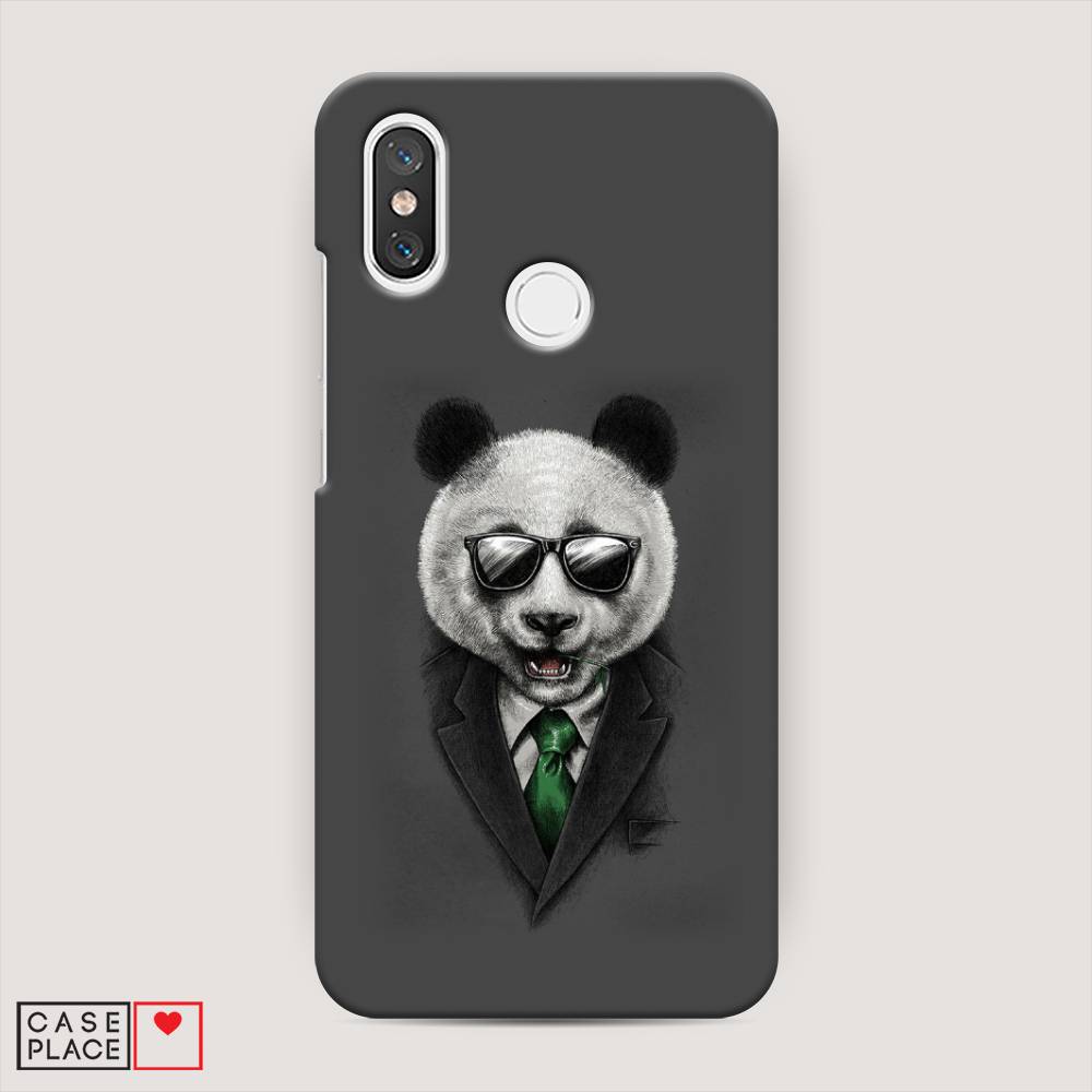 

Пластиковый чехол "Деловая панда" на Xiaomi Mi 8, 33520-7
