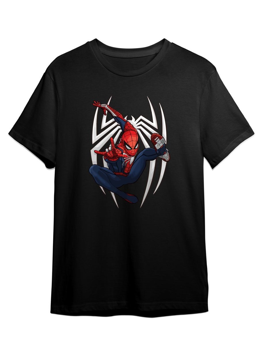 

Футболка унисекс СувенирShop Spider-man/Человек-паук/Marvel 6 черная 4XL (60-62), Черный, "Spider-man/Человек-паук/Marvel" 6