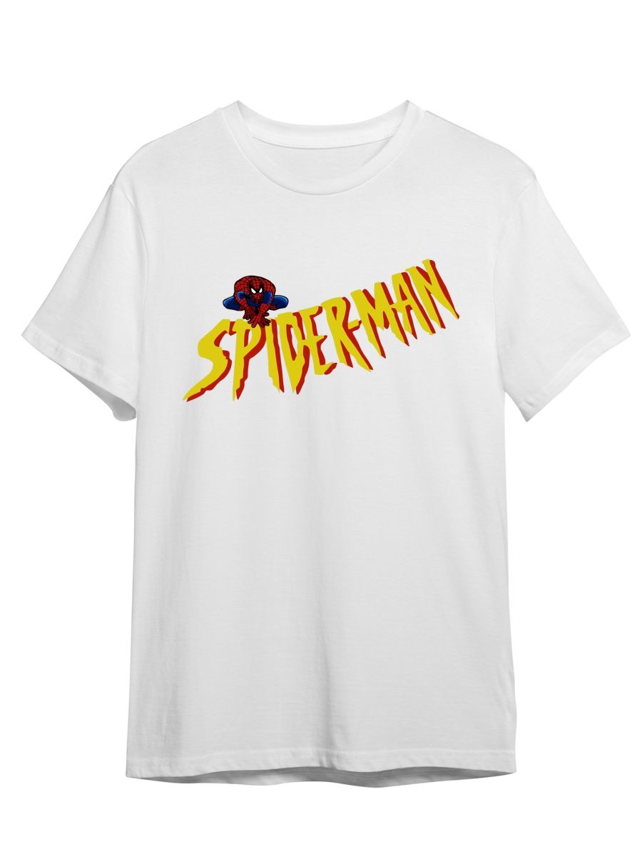 

Футболка унисекс СувенирShop Spider-man/Человек-паук/Marvel 5 белая XL (50-52), Белый, "Spider-man/Человек-паук/Marvel" 5