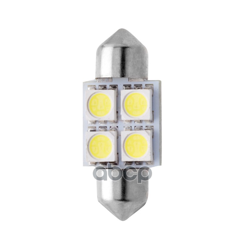 Лампа Светодиодная 12 V Sv 8.5-4smd Белая Салонная (Пальчиковая) Маяк 12t11x31w4smd5050 Ма