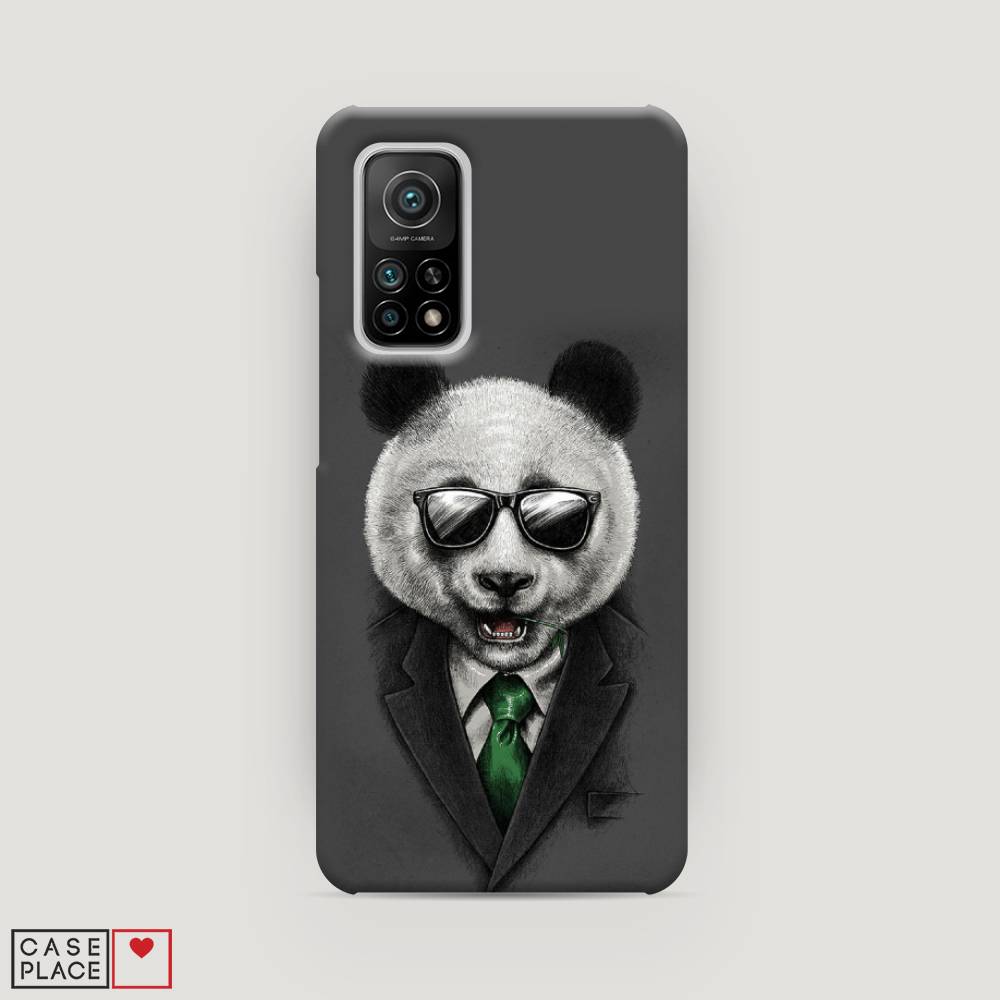 

Пластиковый чехол "Деловая панда" на Xiaomi Mi 10T Pro, 37720-7