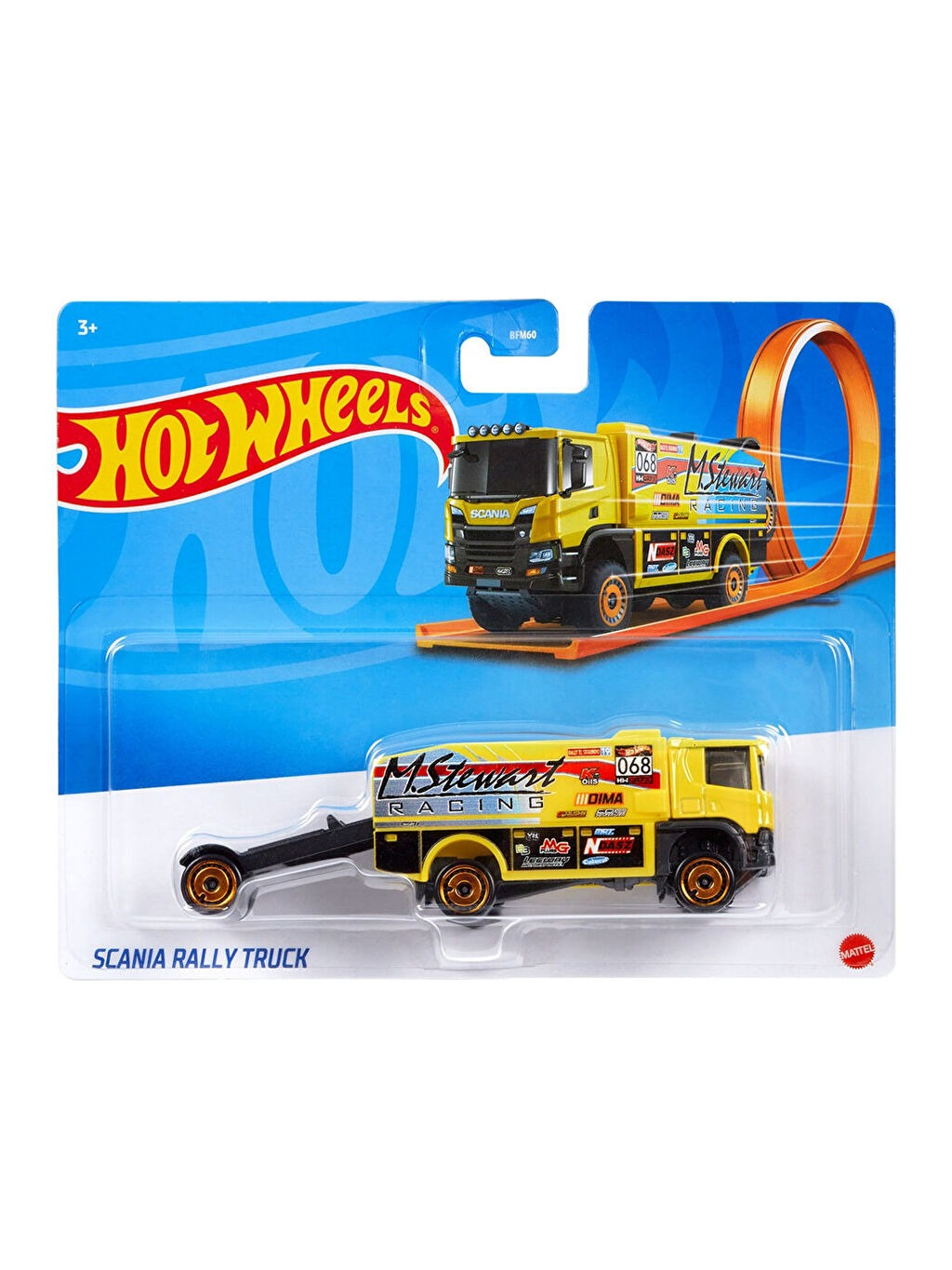 

Машинка грузовик-трейлер Hot Wheels Scania Rally Truck BFM60-GKC33, BFM60_GKC33