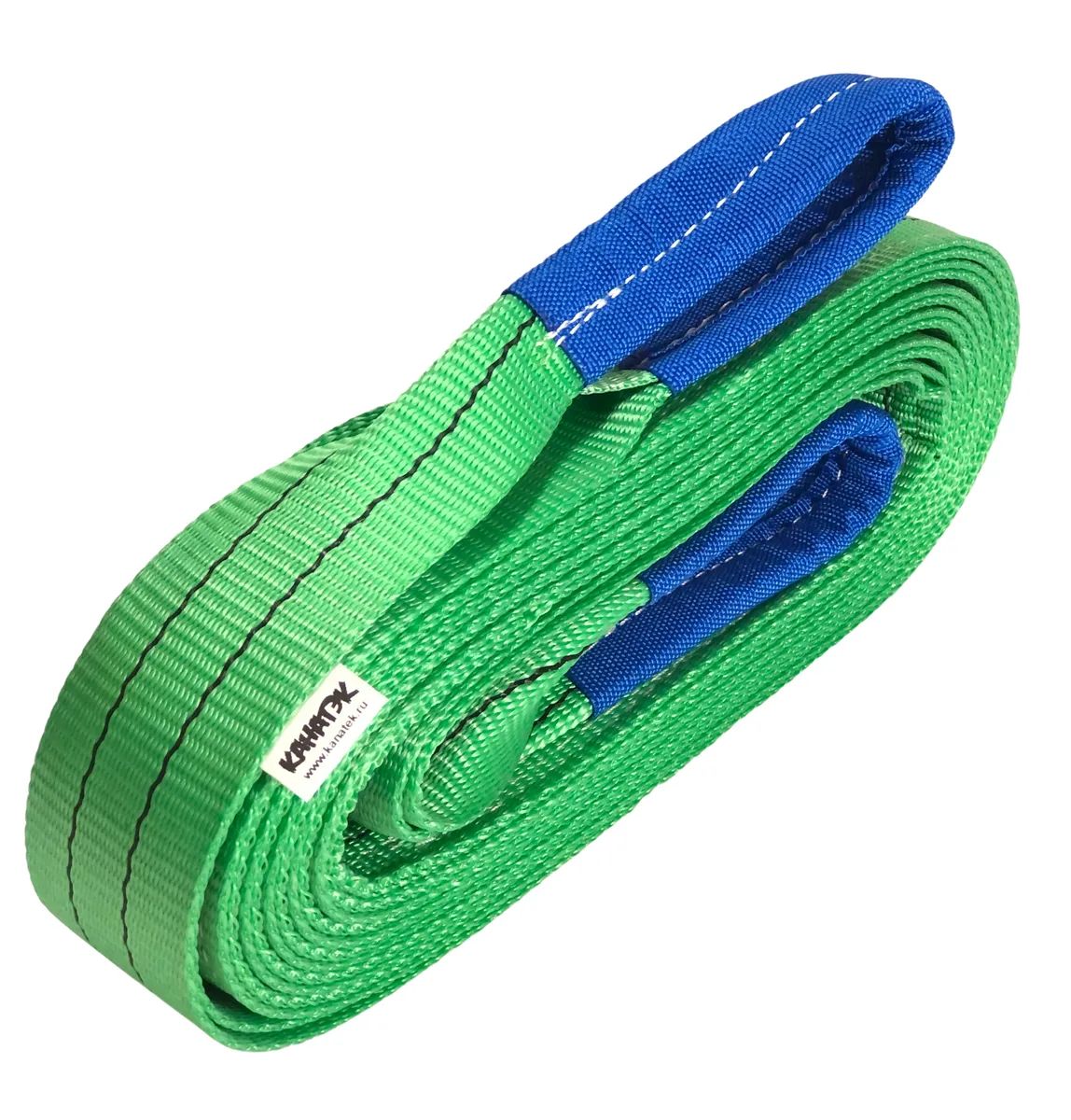 Трос буксировочный КАНАТЭК 12т/4м (петля-петля). Двухслойный. Усиленный.