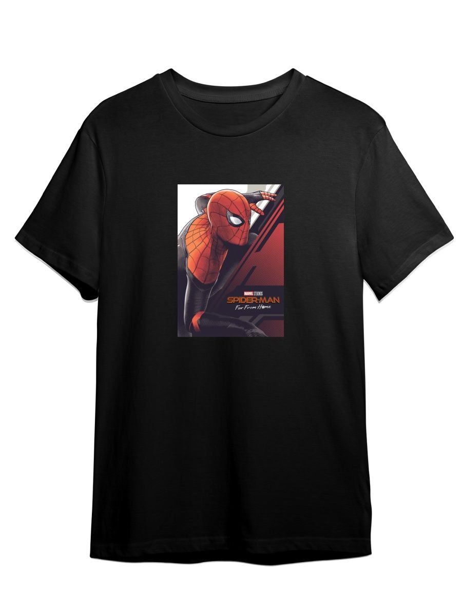 Футболка унисекс СувенирShop Spider-man/Человек-паук/Marvel 21 черная XS (42-44)