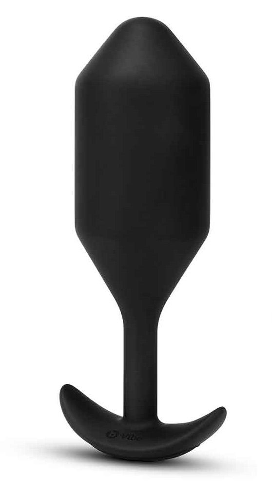 фото Вибропробка для ношения b-vibe vibrating snug plug 5 черная 16,5 см