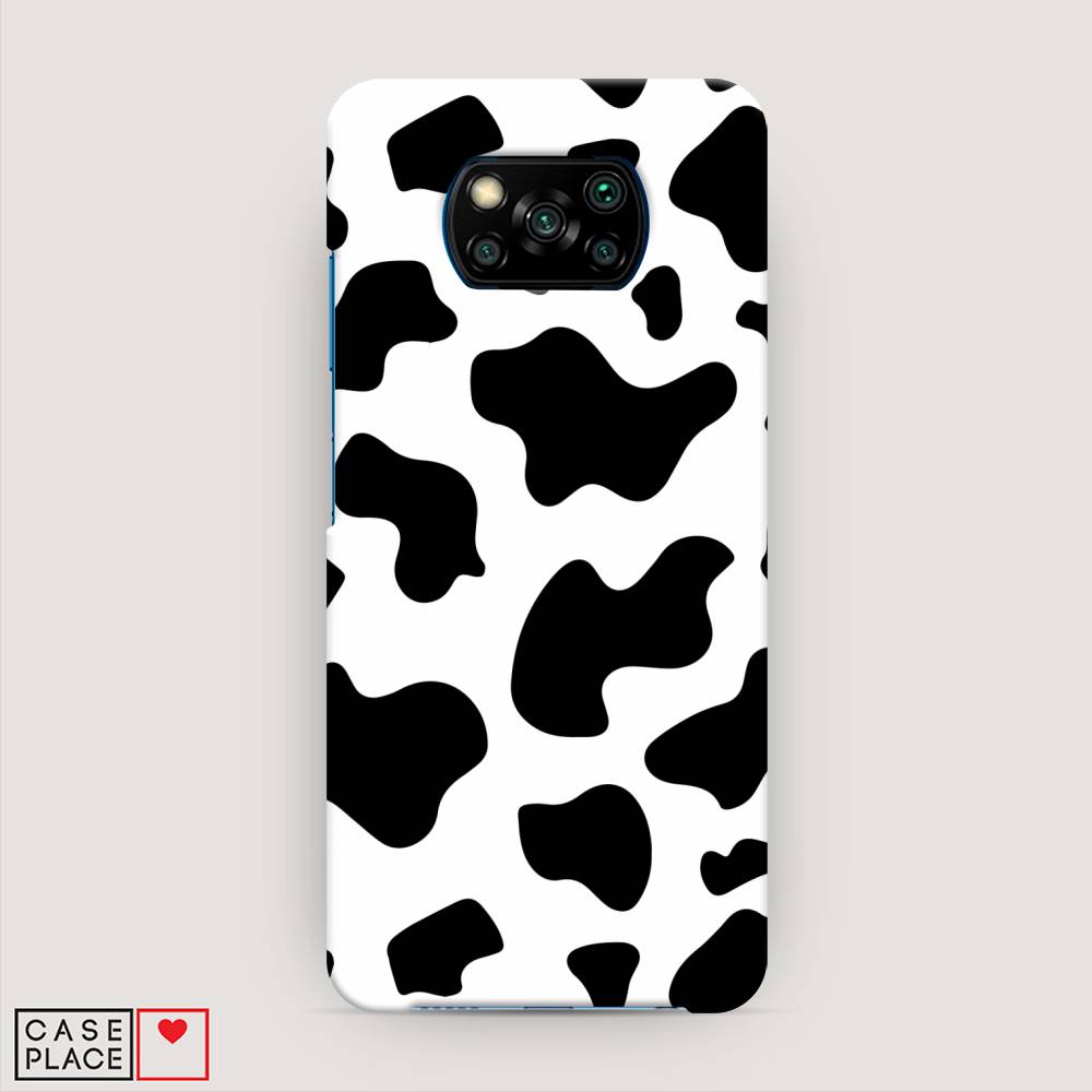 

Пластиковый чехол "Пятна коровы" на Xiaomi Poco X3 NFC, 39220-1