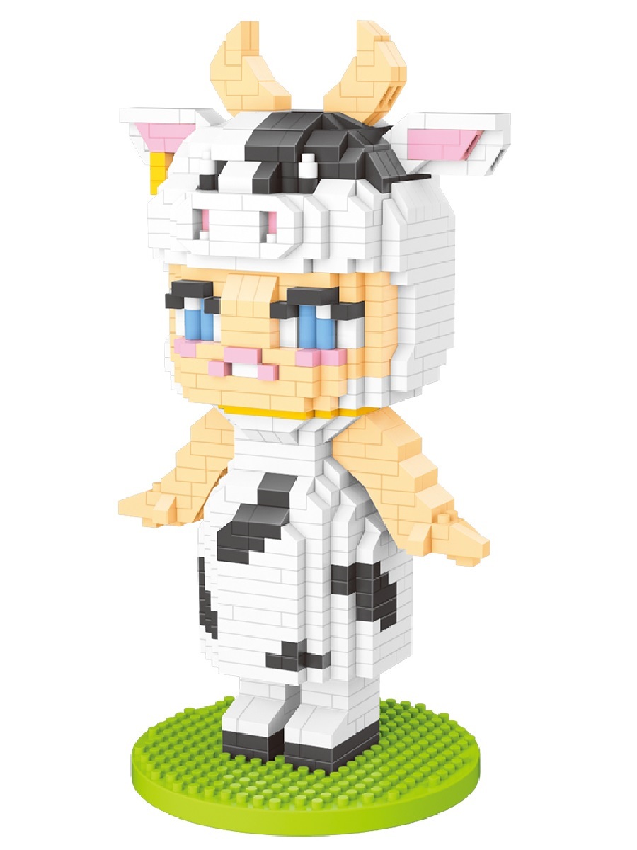 

Конструктор LNO Поп Март Корова 758 деталей №321 POP MART Cow