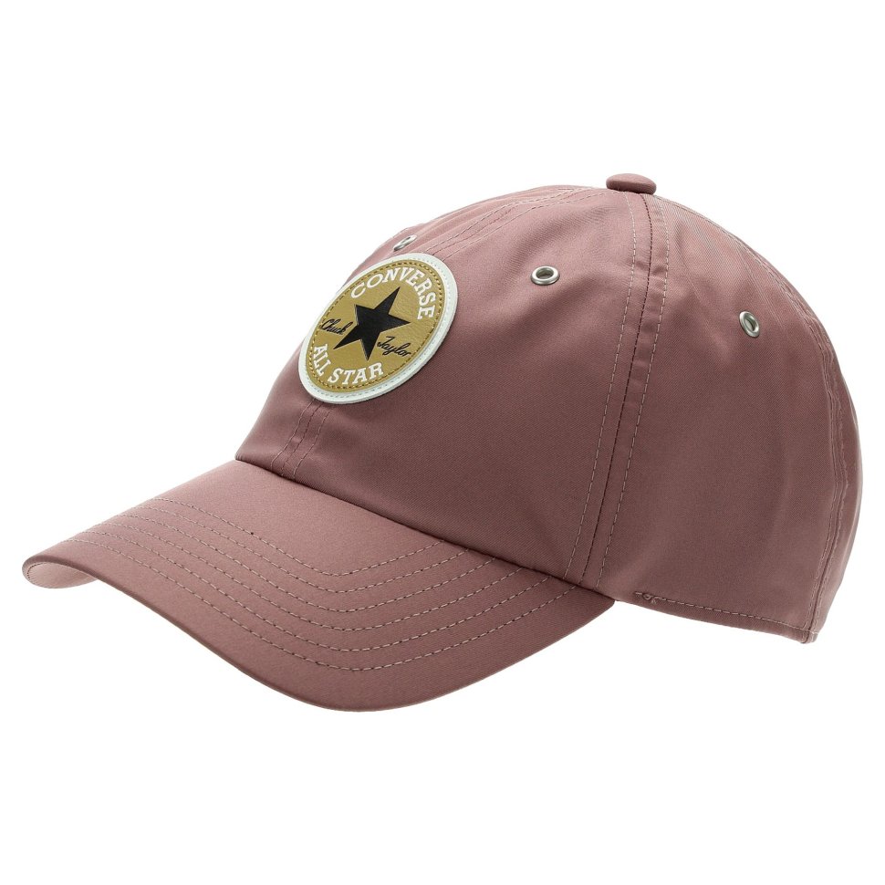 Бейсболка унисекс Converse Premium Chuck Patch Baseball Cap - Mpu светло-бордовая р52-60 6375₽