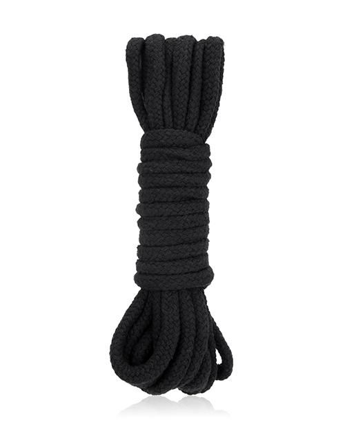 фото Хлопковая веревка для бондажа lux fetish черная 5 м