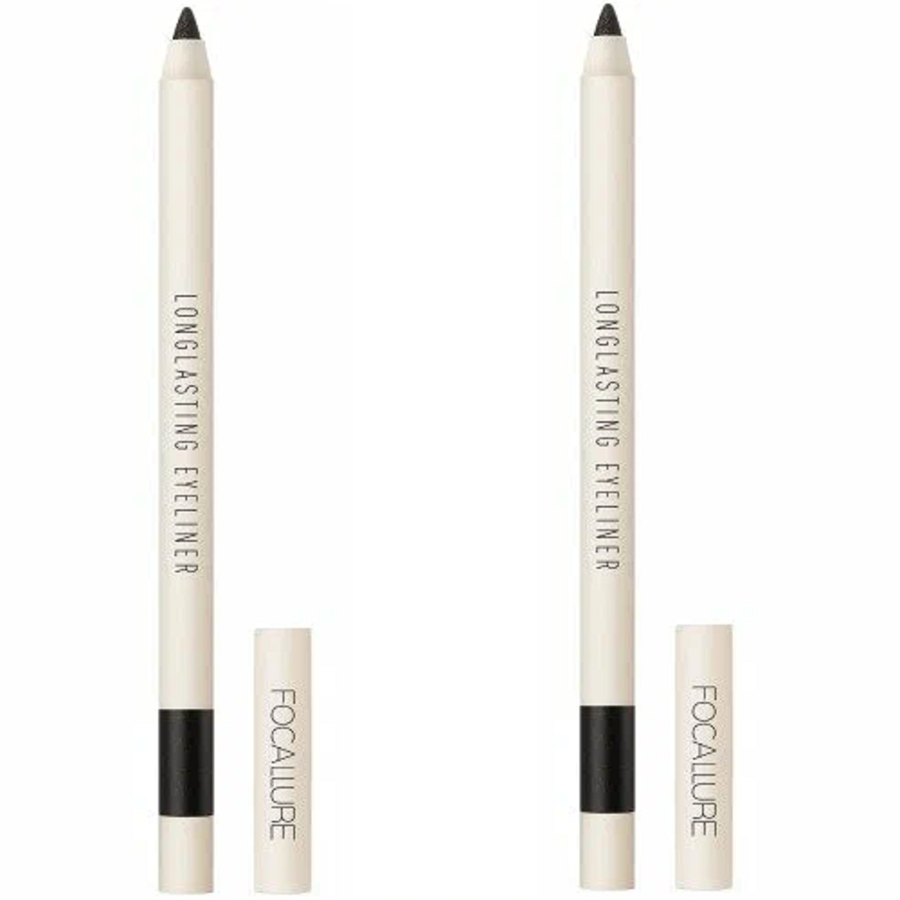 Карандаш для век Focallure Lasting Soft Gel Pencil тон 01 0.4 г 2 шт