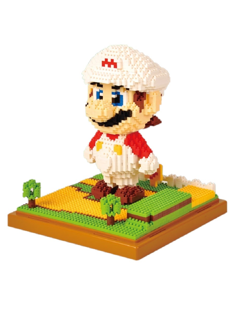 фото Конструктор lno супер марио белый 1701 деталь №159 super mario white gift series