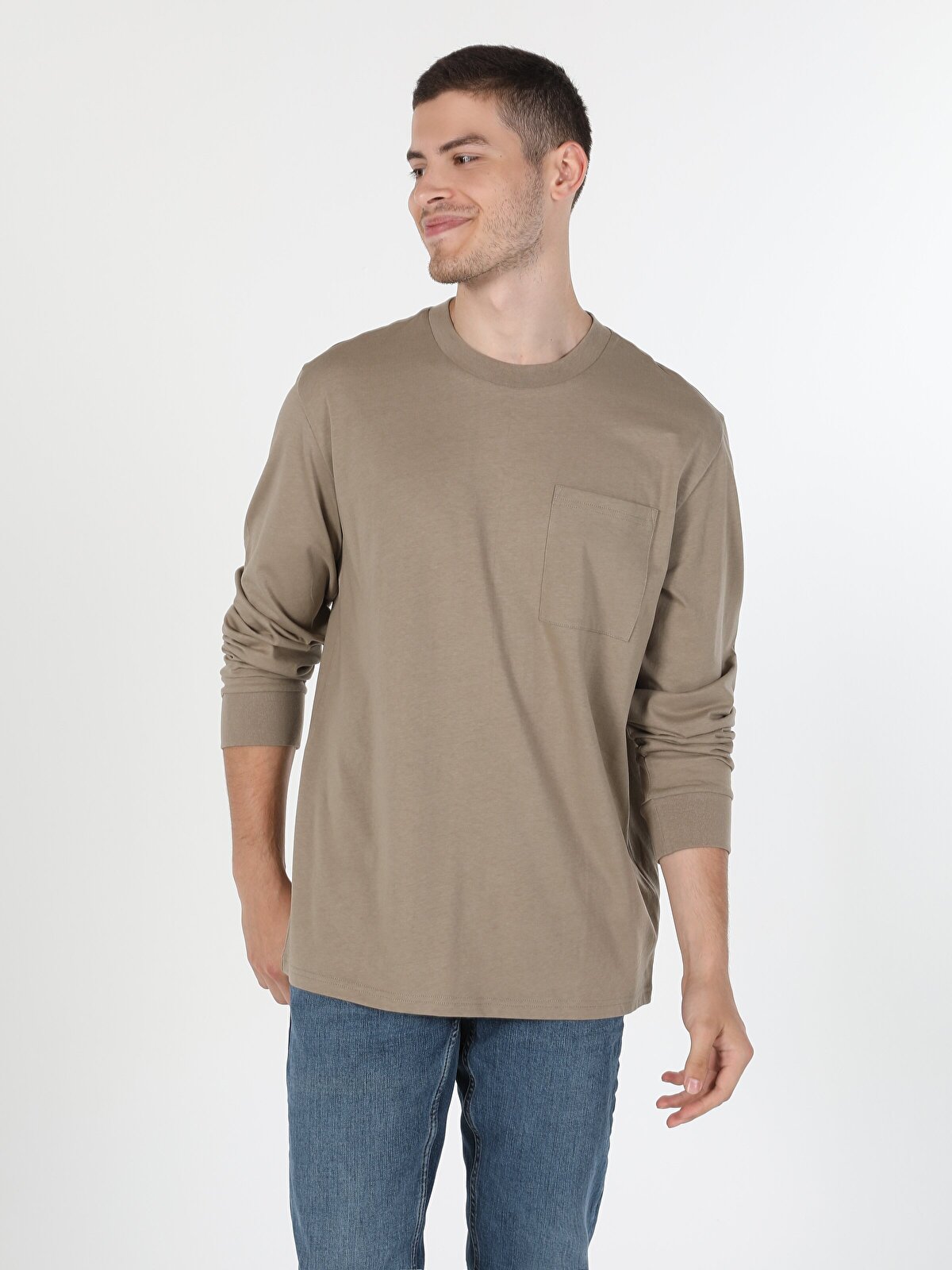

Лонгслив мужской Colin's CL1059666_Q1.V1_BEI бежевый XL, CL1059666_Q1.V1_BEI