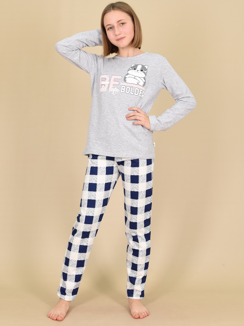 

Пижама детская LIDEKO kids Д265-20, серый, 158, Д265-20