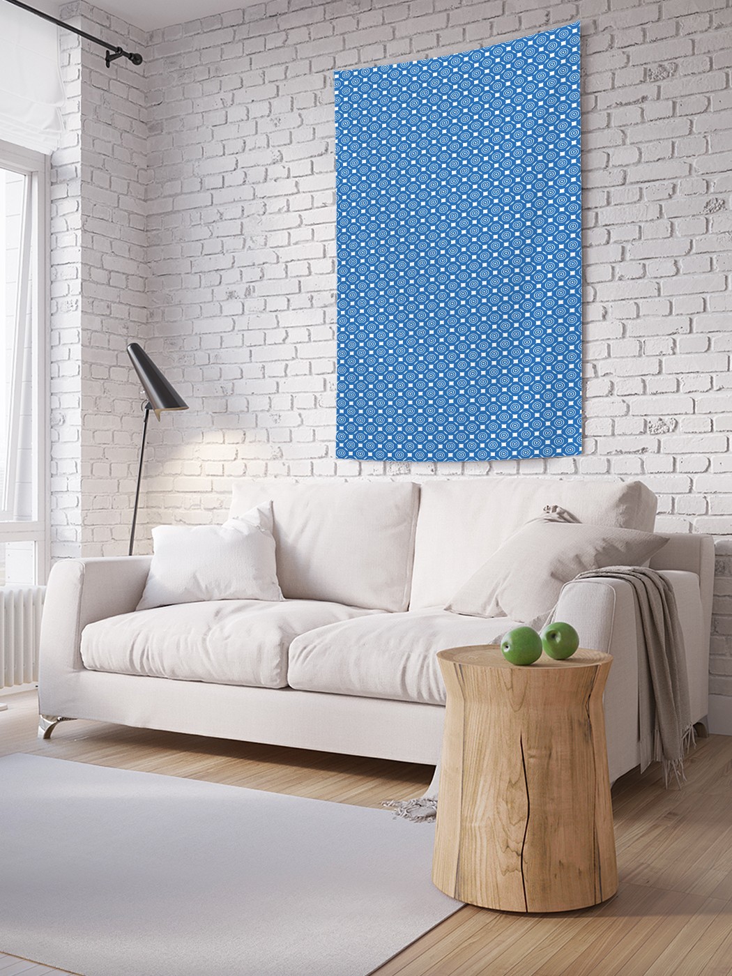 

Вертикальное фотопанно на стену JoyArty Орнамент кругов 150x200 см, Орнамент кругов