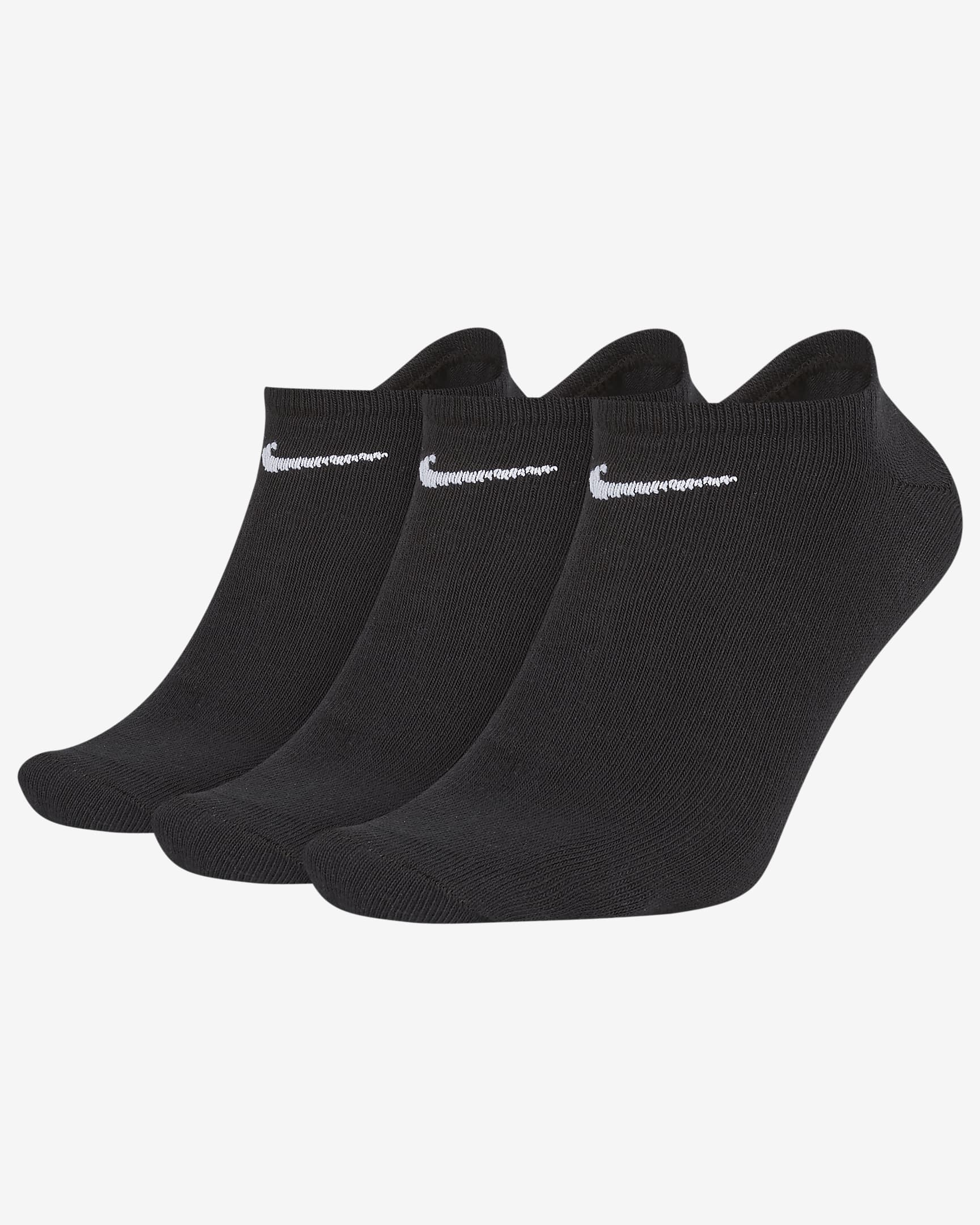 

Комплект носков унисекс Nike Lightweight черных L, Черный, Lightweight