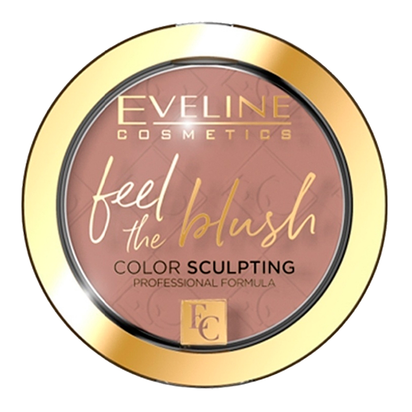 Румяна для лица `EVELINE` FEEL THE BLUSH тон 05 taupe