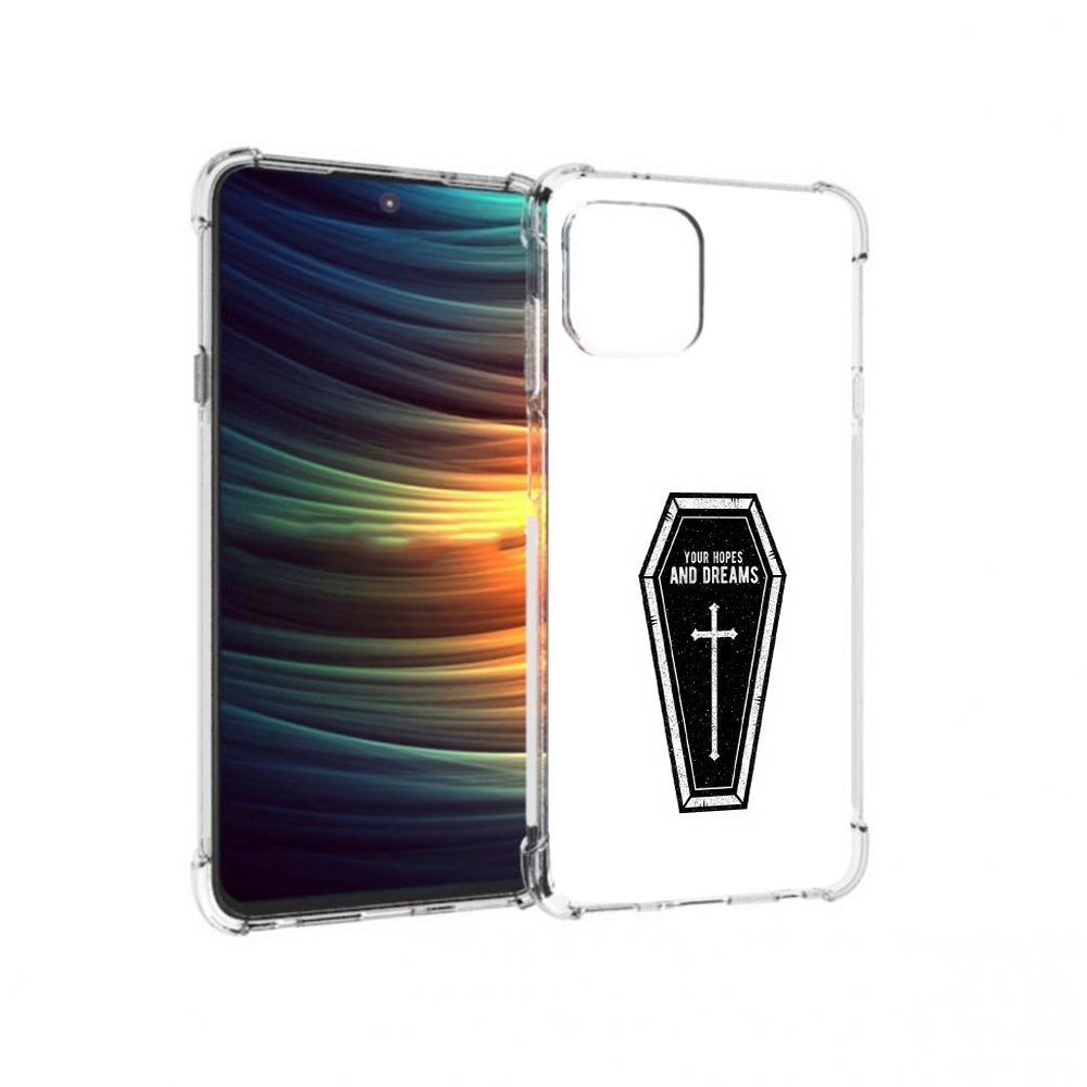 

Чехол MyPads Tocco для Motorola 20 Lite гроб с мечтами (PT227073.348.299), Прозрачный, Tocco