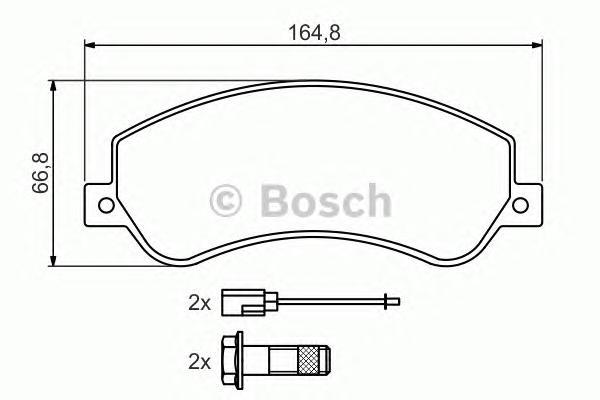 

Колодки тормозные дисковые передн FORD: TRANSIT c бортовой платформой 2.2 TDCi/2.2 TDCi 4x