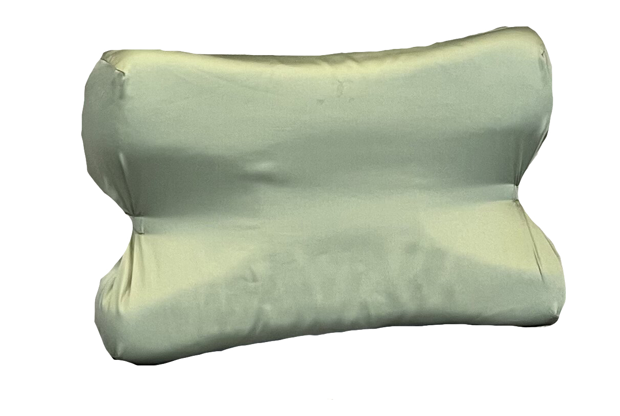 Наволочка SkyDreams на бьюти подушку от морщин сна, высота 10 см, цвет оливковый