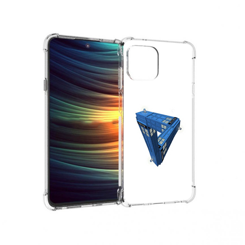 

Чехол MyPads Tocco для Motorola 20 Lite головолока абстракция (PT227073.348.291), Прозрачный, Tocco