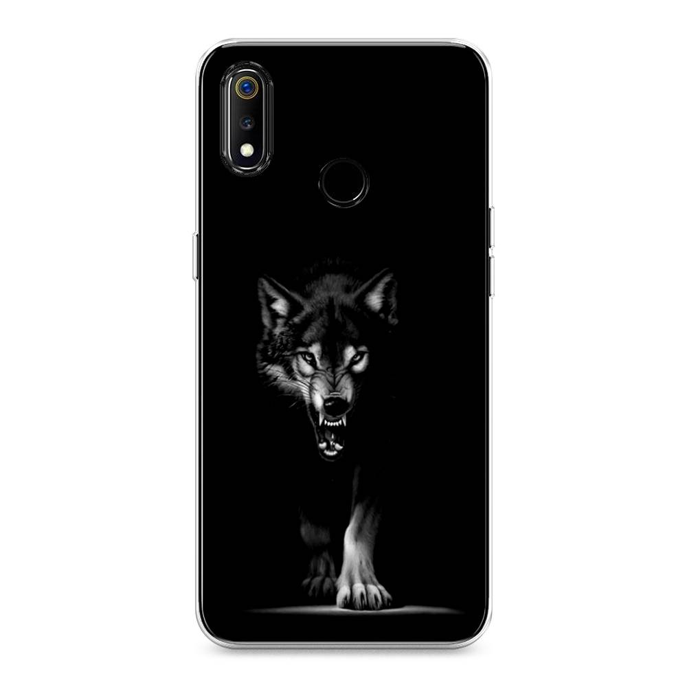 

Чехол Awog на Realme 3 "Волк выходит из ночи", Разноцветный, 251050-1