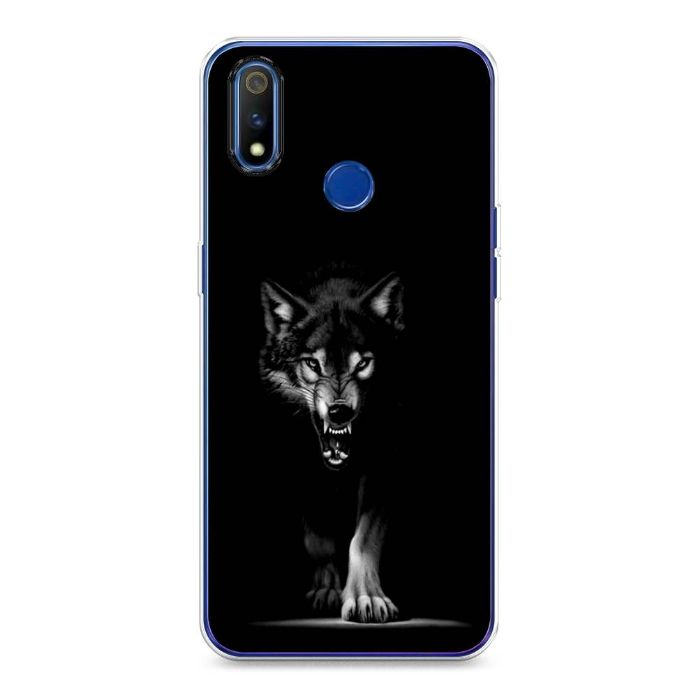 

Чехол Awog на Realme 3 Pro "Волк выходит из ночи", Разноцветный, 251250-1