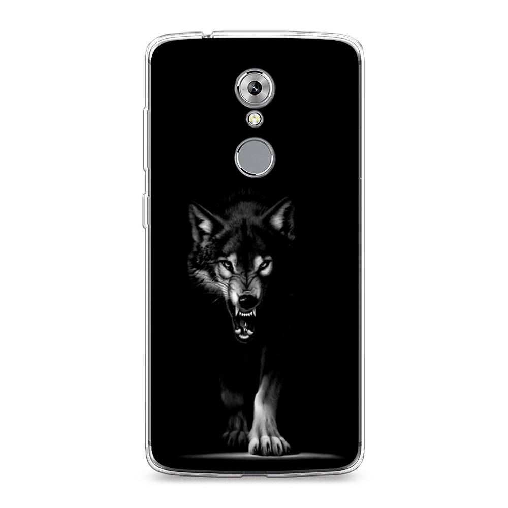 

Чехол Awog на ZTE Axon 7 / ЗТЕ Axon 7 "Волк выходит из ночи", Разноцветный, 131450-1