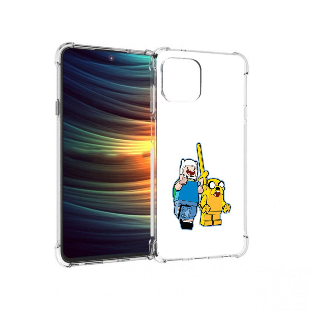 

Чехол MyPads Tocco для Motorola 20 Lite время приключений лего (PT227073.348.274), Прозрачный, Tocco