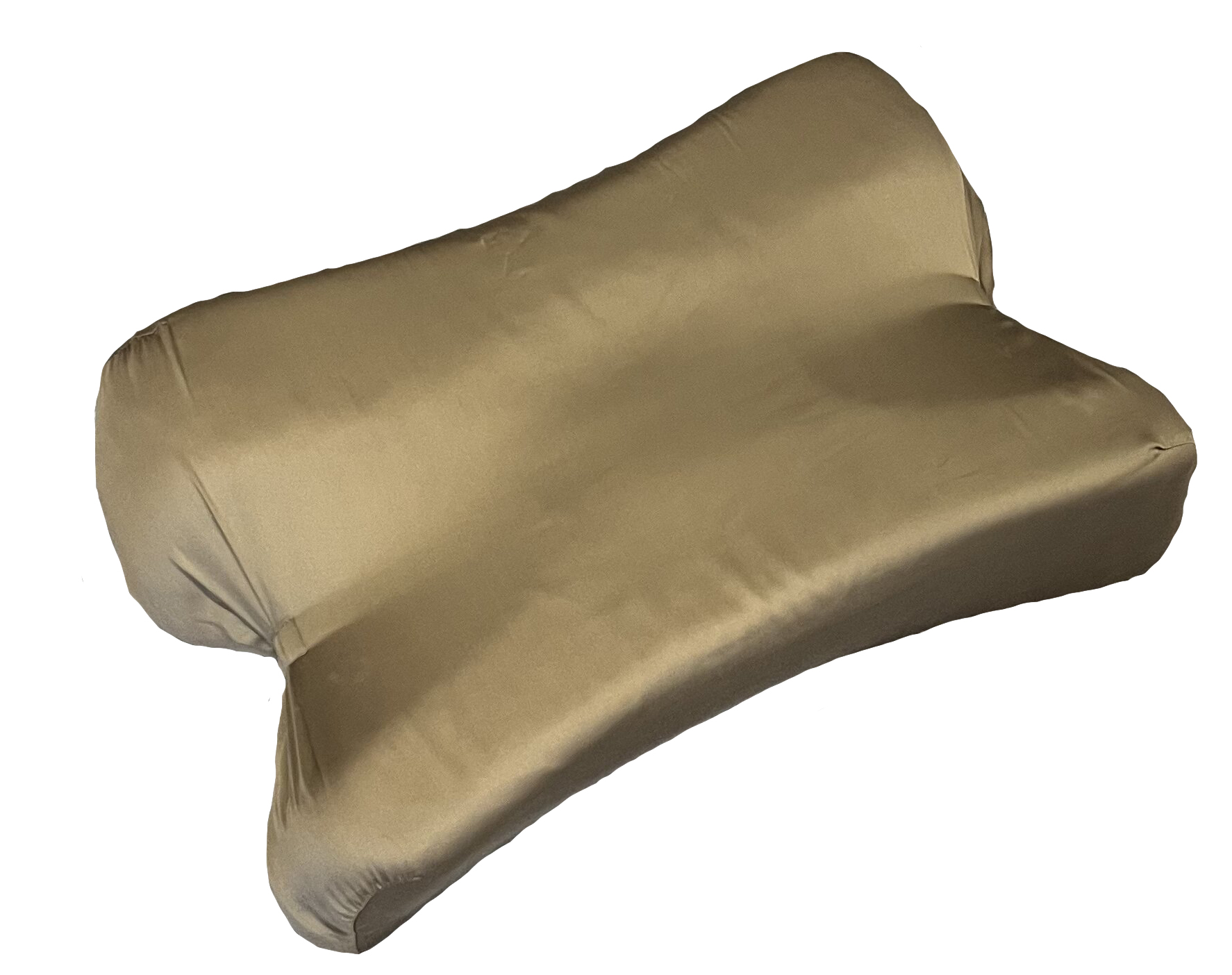 Наволочка SkyDreams на бьюти подушку от морщин сна, высота 10 см, цвет мокко