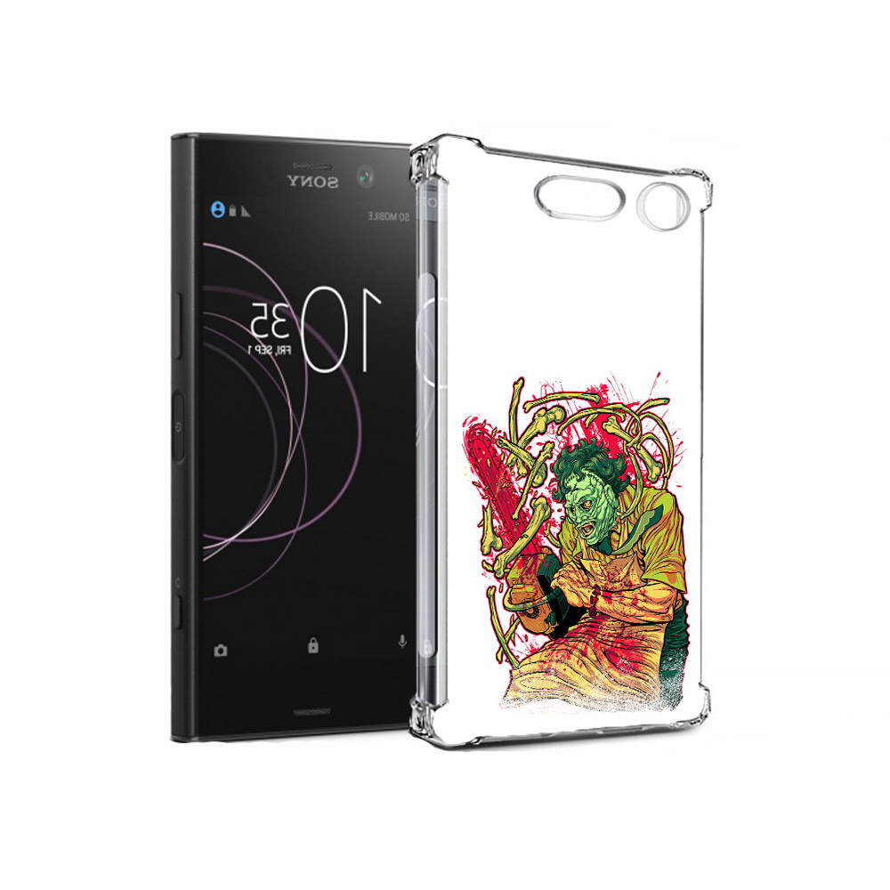 

Чехол MyPads Tocco для Sony Xperia XZ1 яркий мясник (PT77229.221.711), Прозрачный, Tocco