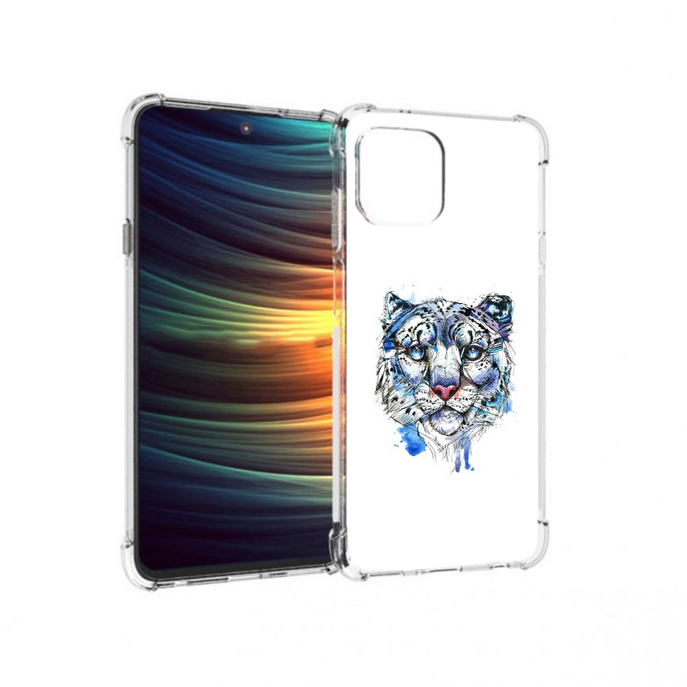 

Чехол MyPads Tocco для Motorola 20 Lite водяной тигр (PT227073.348.263), Прозрачный, Tocco