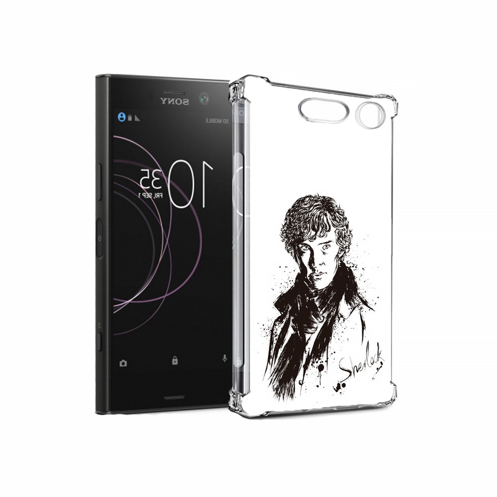 

Чехол MyPads Tocco для Sony Xperia XZ1 шерлок холмс портрет (PT77229.221.698), Прозрачный, Tocco