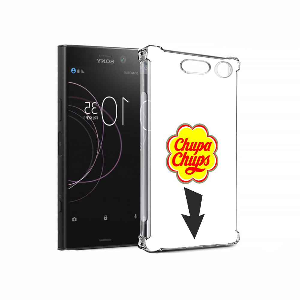 

Чехол MyPads Tocco для Sony Xperia XZ1 чупа чупс (PT77229.221.694), Прозрачный, Tocco