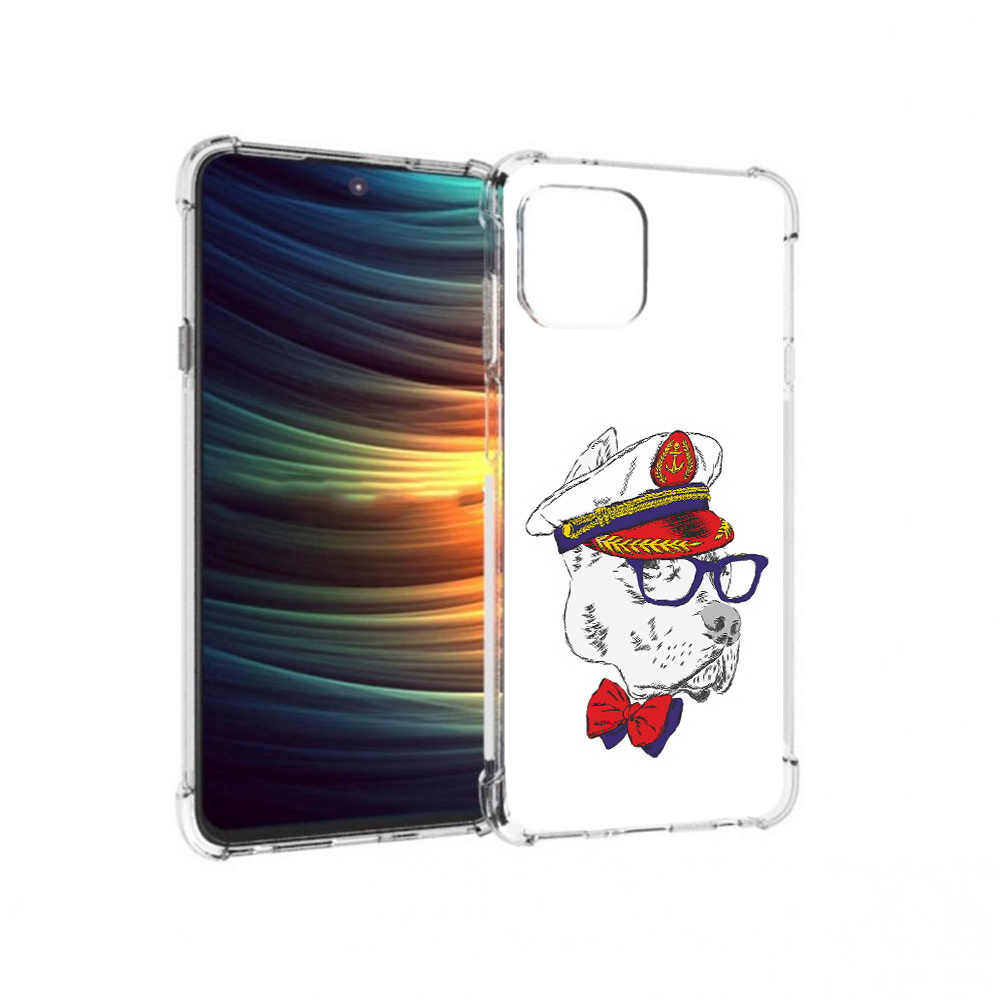 

Чехол MyPads Tocco для Motorola 20 Lite бульдог (PT227073.348.251), Прозрачный, Tocco