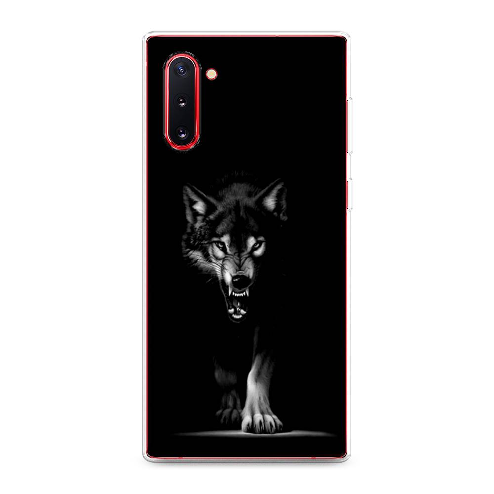 

Чехол Awog на Samsung Galaxy Note 10 "Волк выходит из ночи", Разноцветный, 28650-1