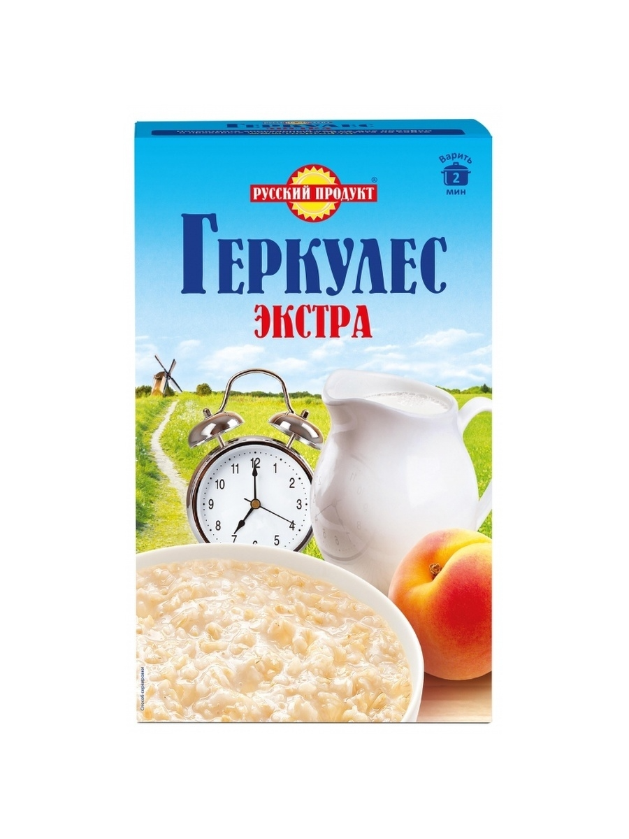 Геркулес Русский продукт Экстра быстрого приготовления, 1 кг