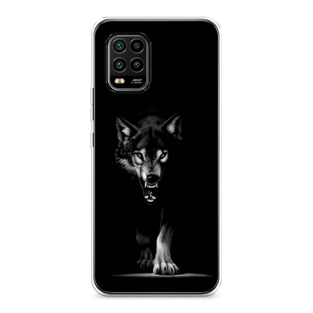 

Чехол Awog на Xiaomi Mi 10 Lite "Волк выходит из ночи", Разноцветный, 38550-1